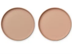 Liewood pale tuscany tuscany rose tallerken Brandon silikone (2-pack)